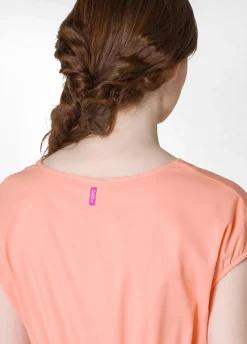 Sale Abito A Ruota In Popeline Arancio Donna Vestiti, Gonne E Tute