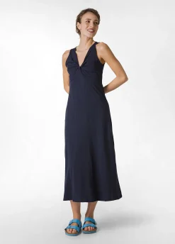 New Abito In Jersey Blu Donna Vestiti, Gonne E Tute