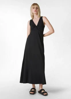 Store Abito In Jersey Nero Donna Vestiti, Gonne E Tute