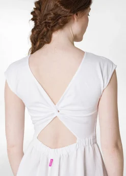 Cheap Abito Lungo Jersey E Lino Blu Donna Vestiti, Gonne E Tute