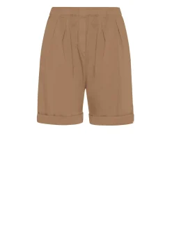 Store Bermuda In Popeline Marrone Donna Bermuda