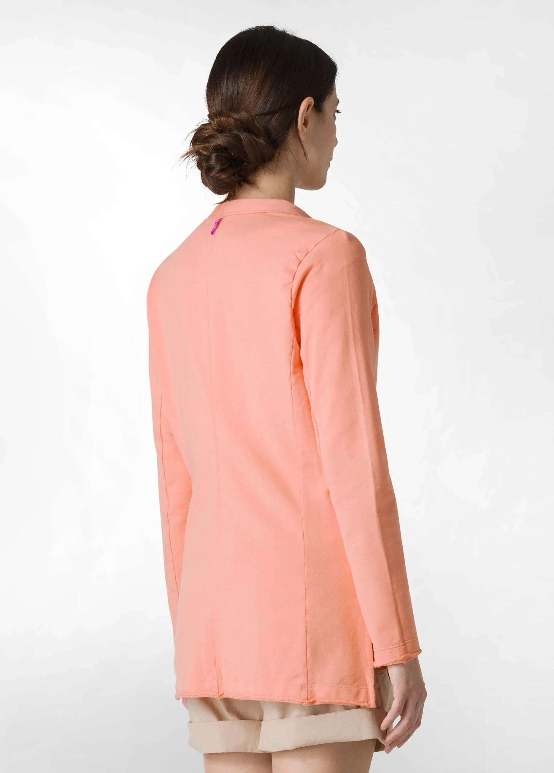 Clearance Blazer In Felpa Leggera Arancio Donna Giacche E Giubbotti