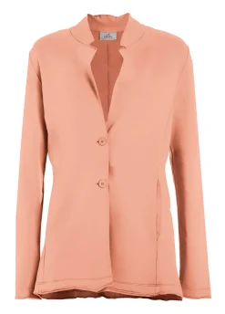 Clearance Blazer In Felpa Leggera Arancio Donna Giacche E Giubbotti