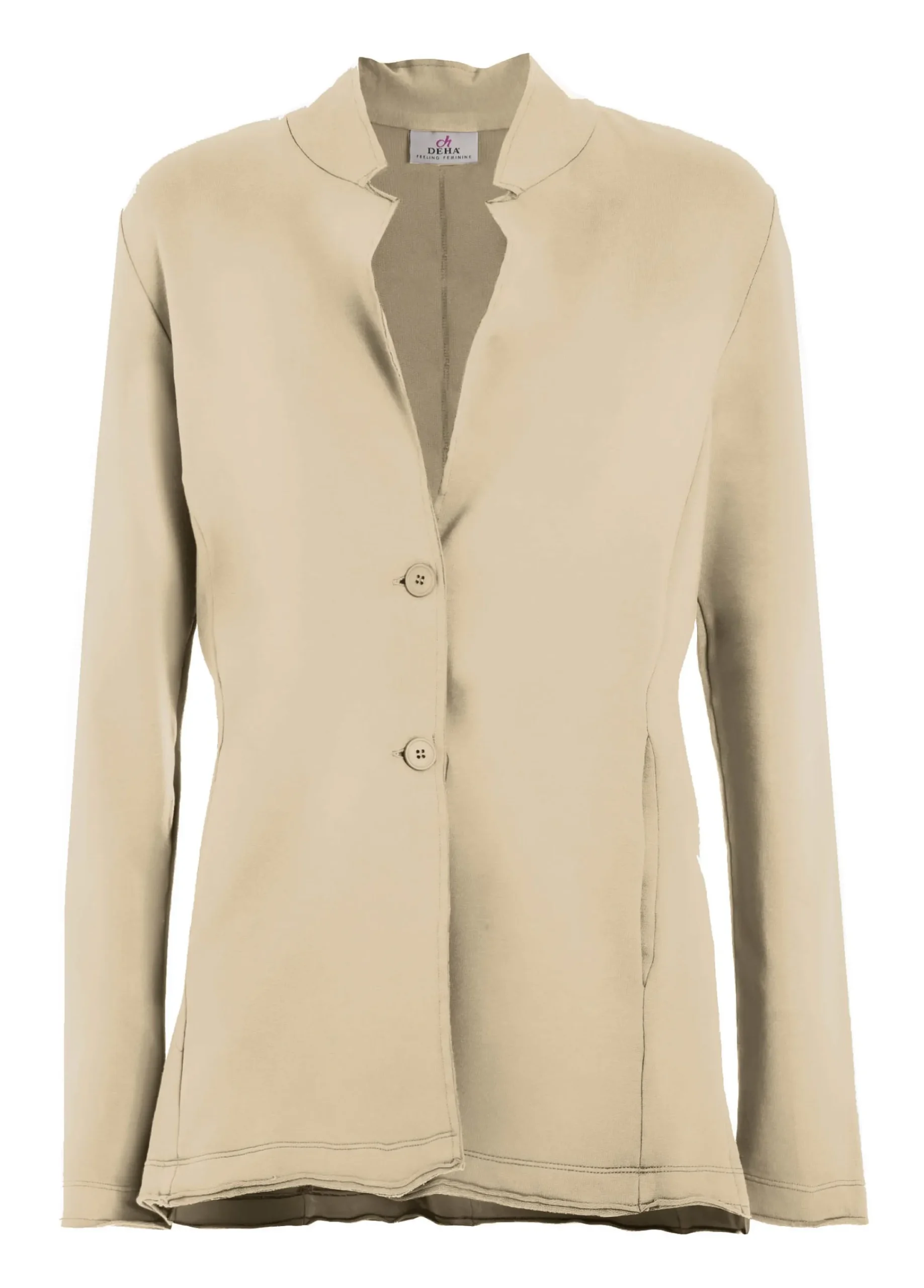 Sale Blazer In Felpa Leggera Beige Donna Giacche E Giubbotti