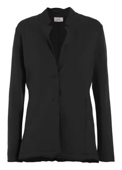 Discount Blazer In Felpa Leggera Nero Donna Giacche E Giubbotti