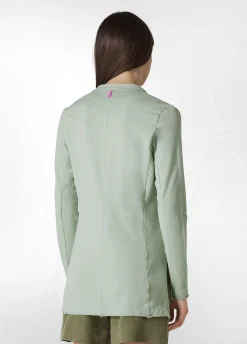 Sale Blazer In Felpa Leggera Verde Donna Giacche E Giubbotti