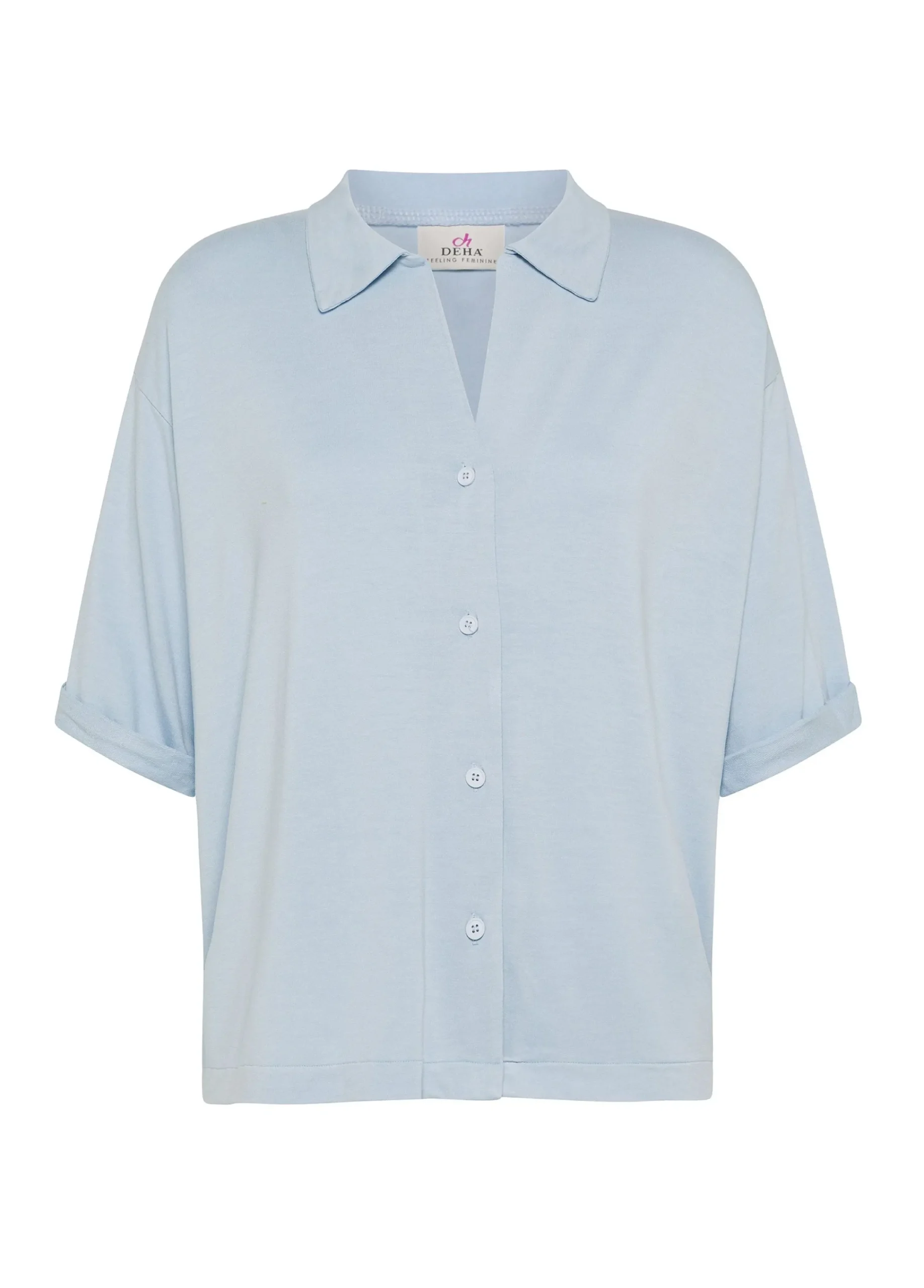 Best Sale Camicia In Felpa Blu Donna Camicie & Bluse