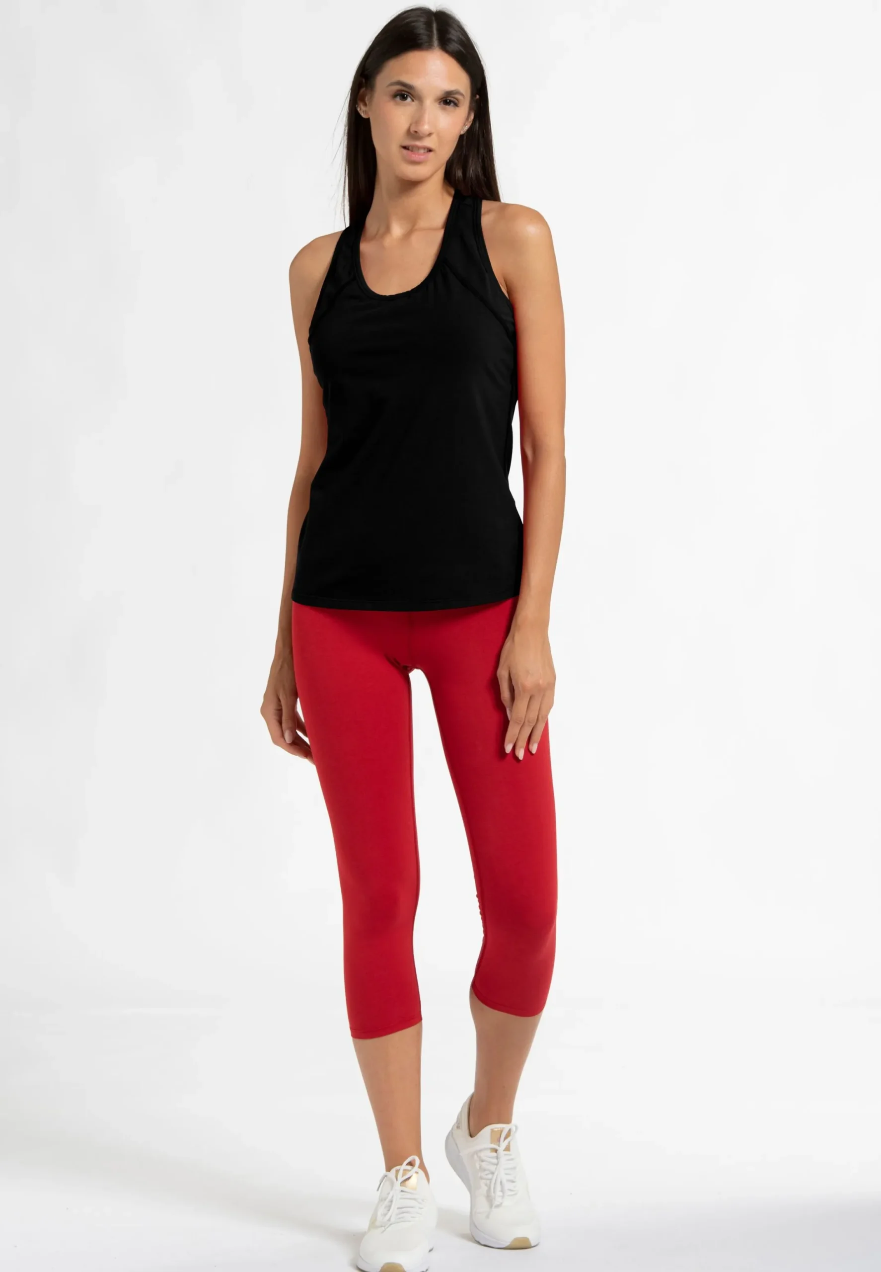 Discount Canotta Vogatore Jersey Stretch Nero Donna Canotte E Reggiseni Sportivi