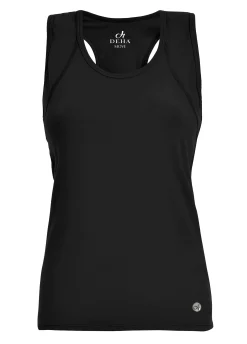 Discount Canotta Vogatore Jersey Stretch Nero Donna Canotte E Reggiseni Sportivi