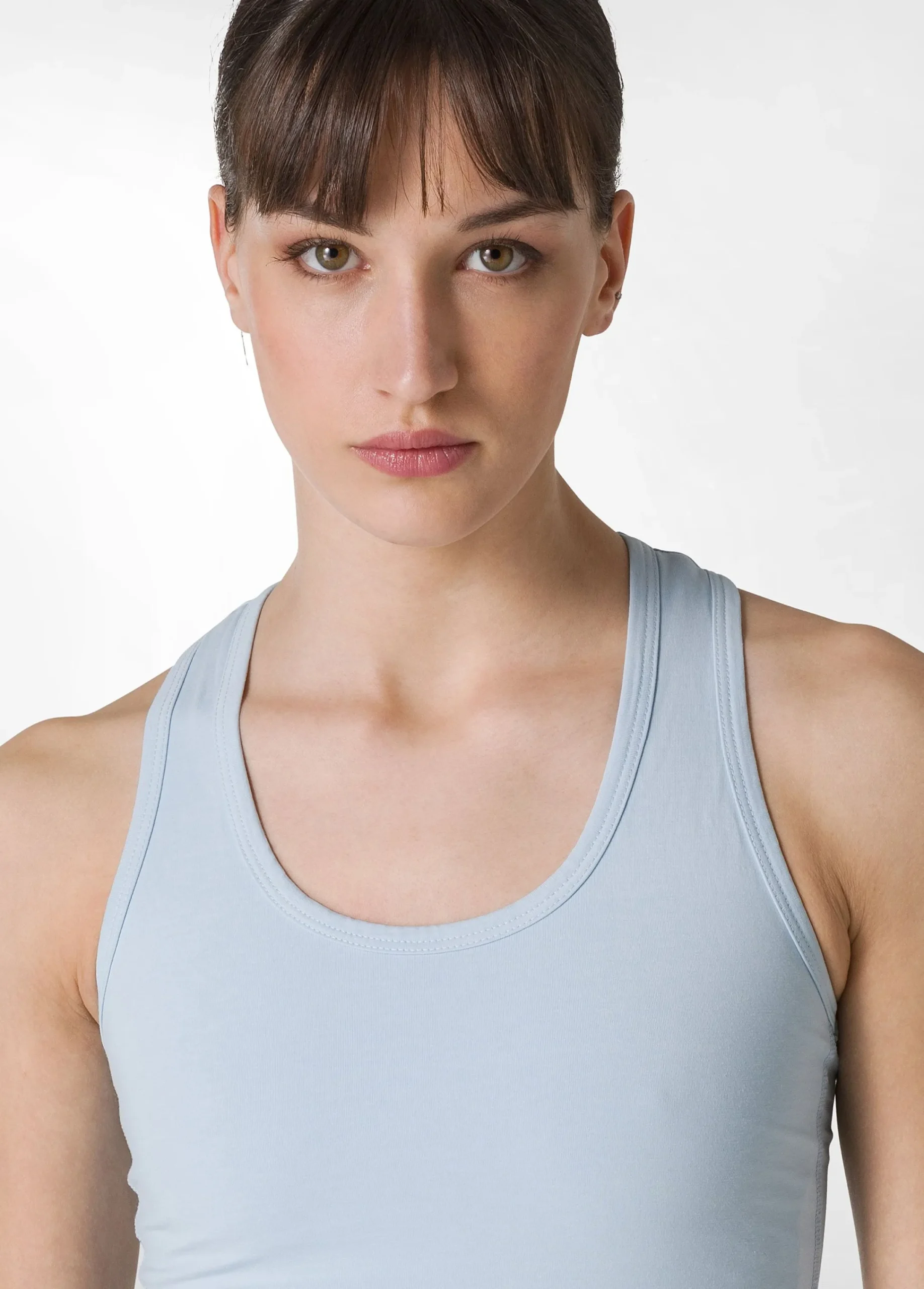 Online Canotta Vogatore Jersey Stretch Blu Donna Canotte E Reggiseni Sportivi