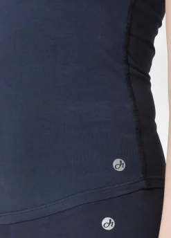 Fashion Canotta Vogatore Jersey Stretch Blu Donna Canotte E Reggiseni Sportivi