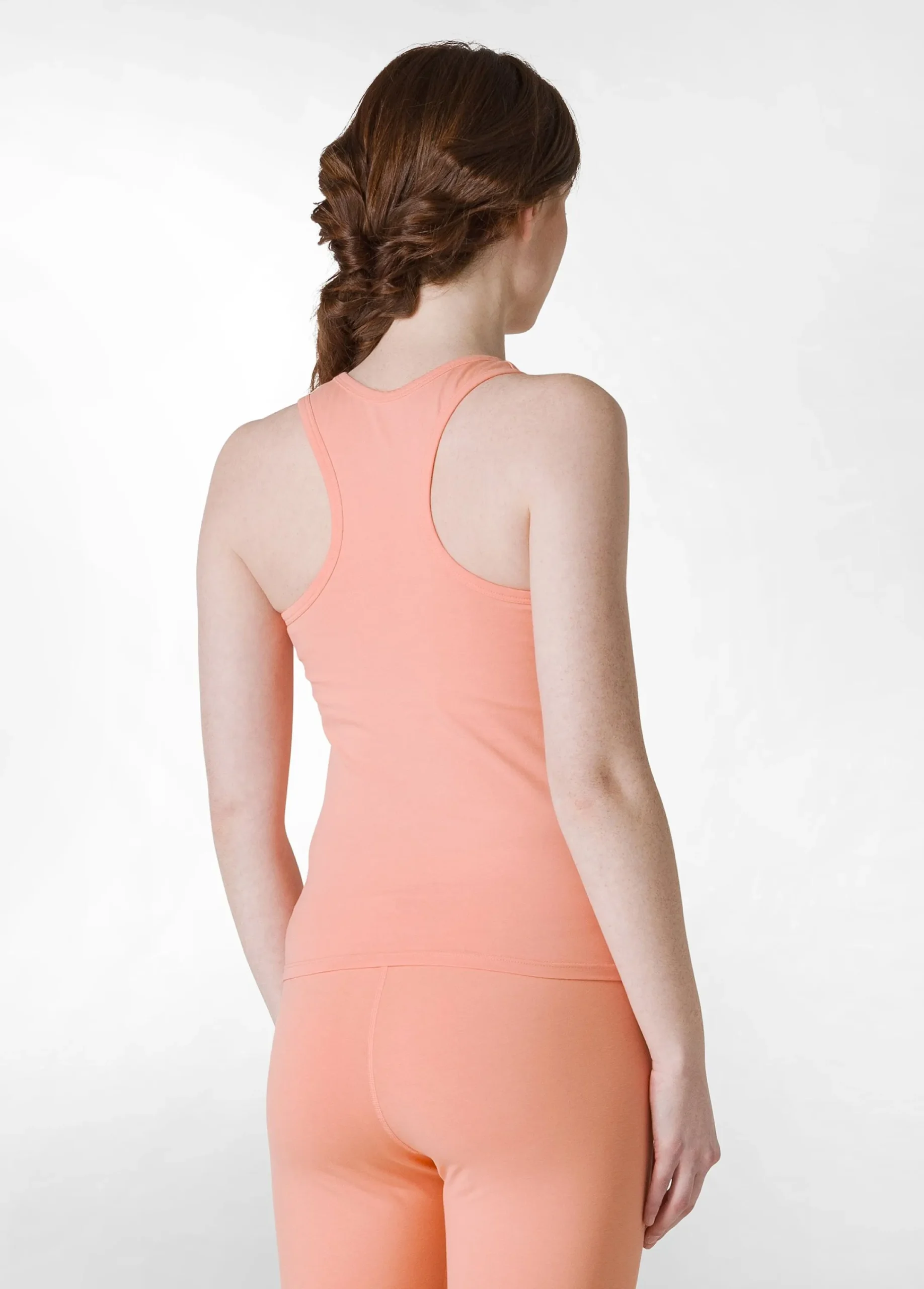 New Canotta Vogatore Jersey Stretch Arancio Donna Canotte E Reggiseni Sportivi