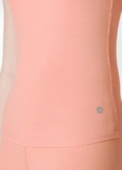 New Canotta Vogatore Jersey Stretch Arancio Donna Canotte E Reggiseni Sportivi