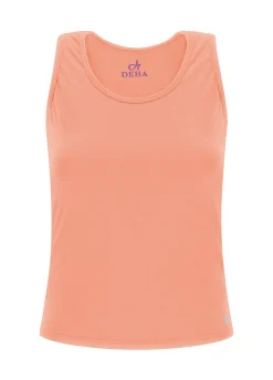 New Canotta Vogatore Jersey Stretch Arancio Donna Canotte E Reggiseni Sportivi
