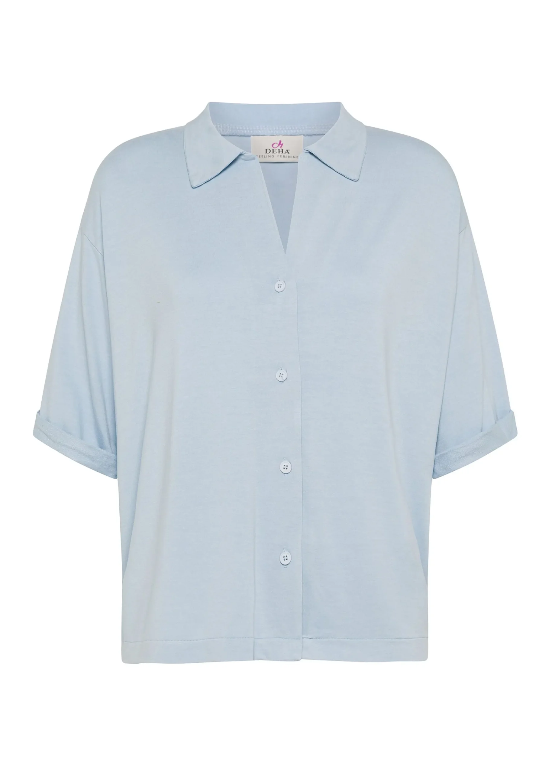 Sale Completo Comfort Di Viscosa Azzurro Donna Comfort Set