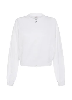 Outlet Completo In Popeline E Raso Bianco Donna Comfort Set