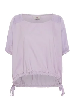 Best Completo In Popeline E Raso Viola Donna Comfort Set