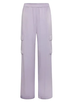 Best Completo In Popeline E Raso Viola Donna Comfort Set