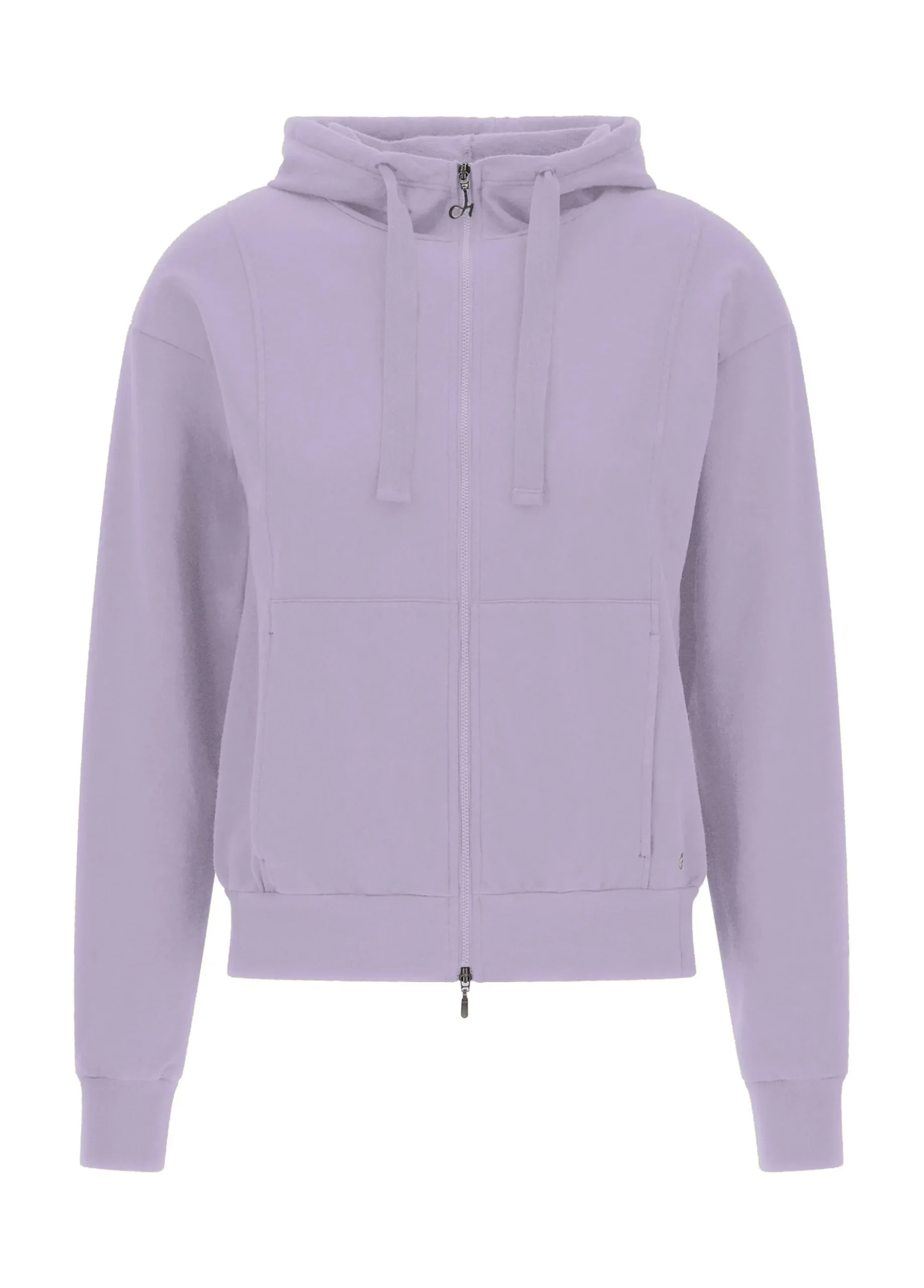 Flash Sale Felpa Core Leggera Con Zip E Cappuccio Viola Donna Felpe & Maglieria