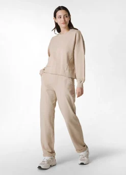 Outlet Felpa Fiammata Vintage Beige Donna Felpe & Maglieria