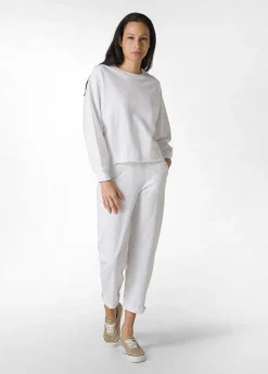 Sale Felpa Fiammata Vintage Bianco Donna Felpe & Maglieria