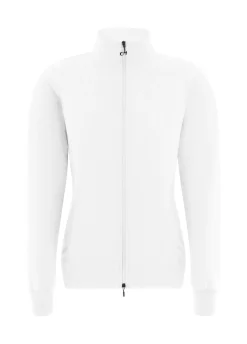 Clearance Felpa Leggera Core Con Zip Bianco Donna Felpe & Maglieria