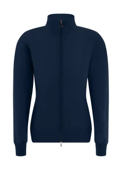 Cheap Felpa Leggera Core Con Zip Blu Donna Felpe & Maglieria
