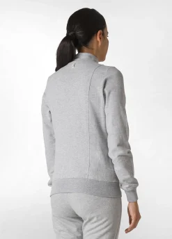 Cheap Felpa Leggera Core Con Zip Grigio Donna Felpe & Maglieria