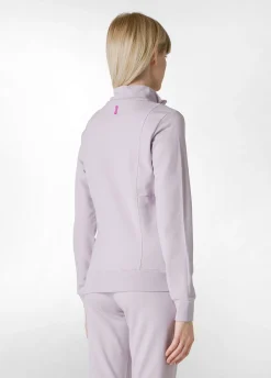 Best Felpa Leggera Core Con Zip Viola Donna Felpe & Maglieria