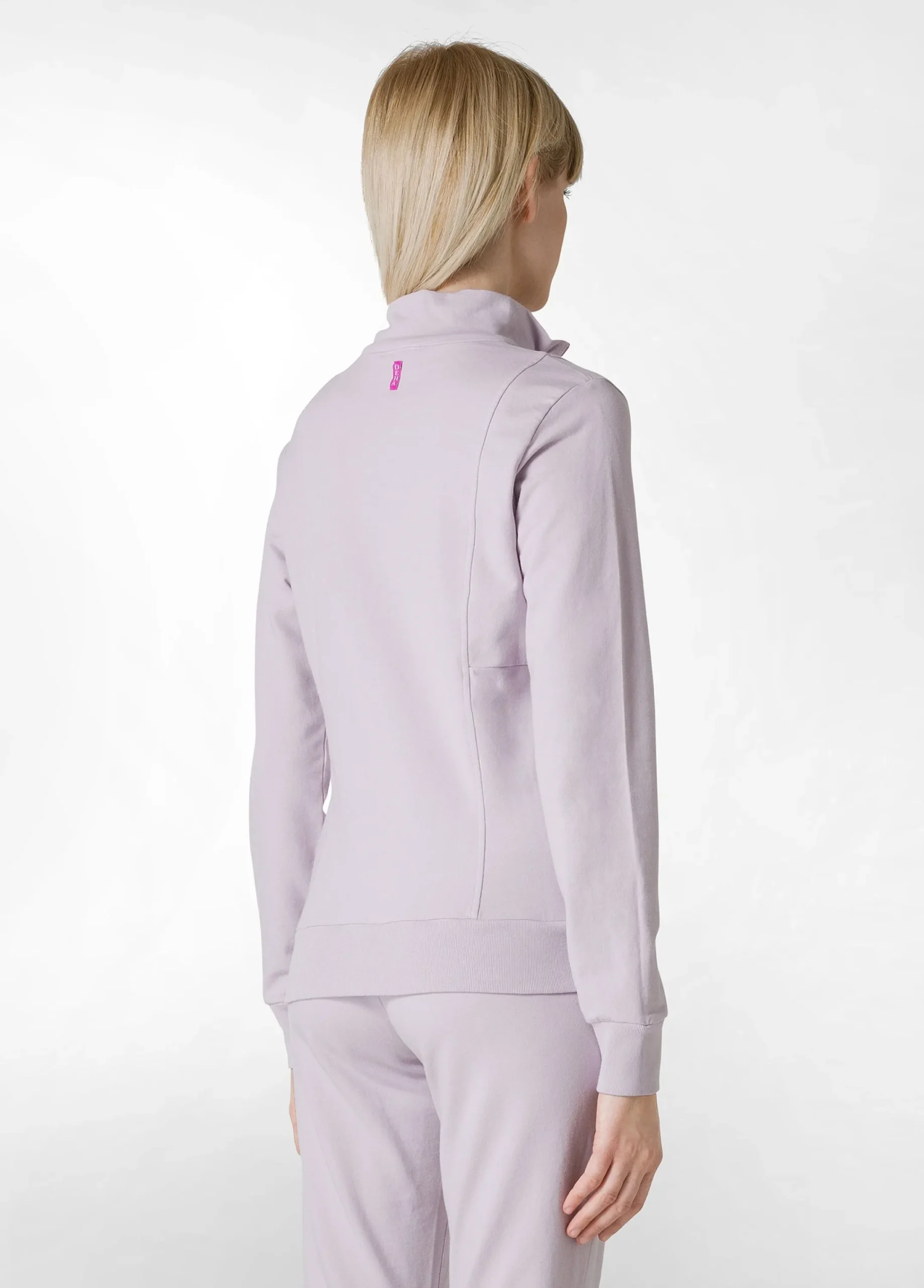 Best Felpa Leggera Core Con Zip Viola Donna Felpe & Maglieria
