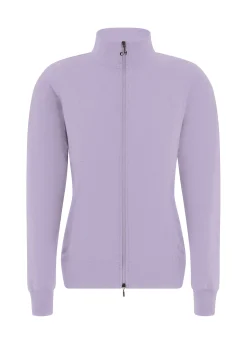 Best Felpa Leggera Core Con Zip Viola Donna Felpe & Maglieria
