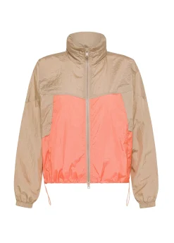 Cheap Giubbino Bicolore In Nylon Arancio Donna Giacche E Giubbotti