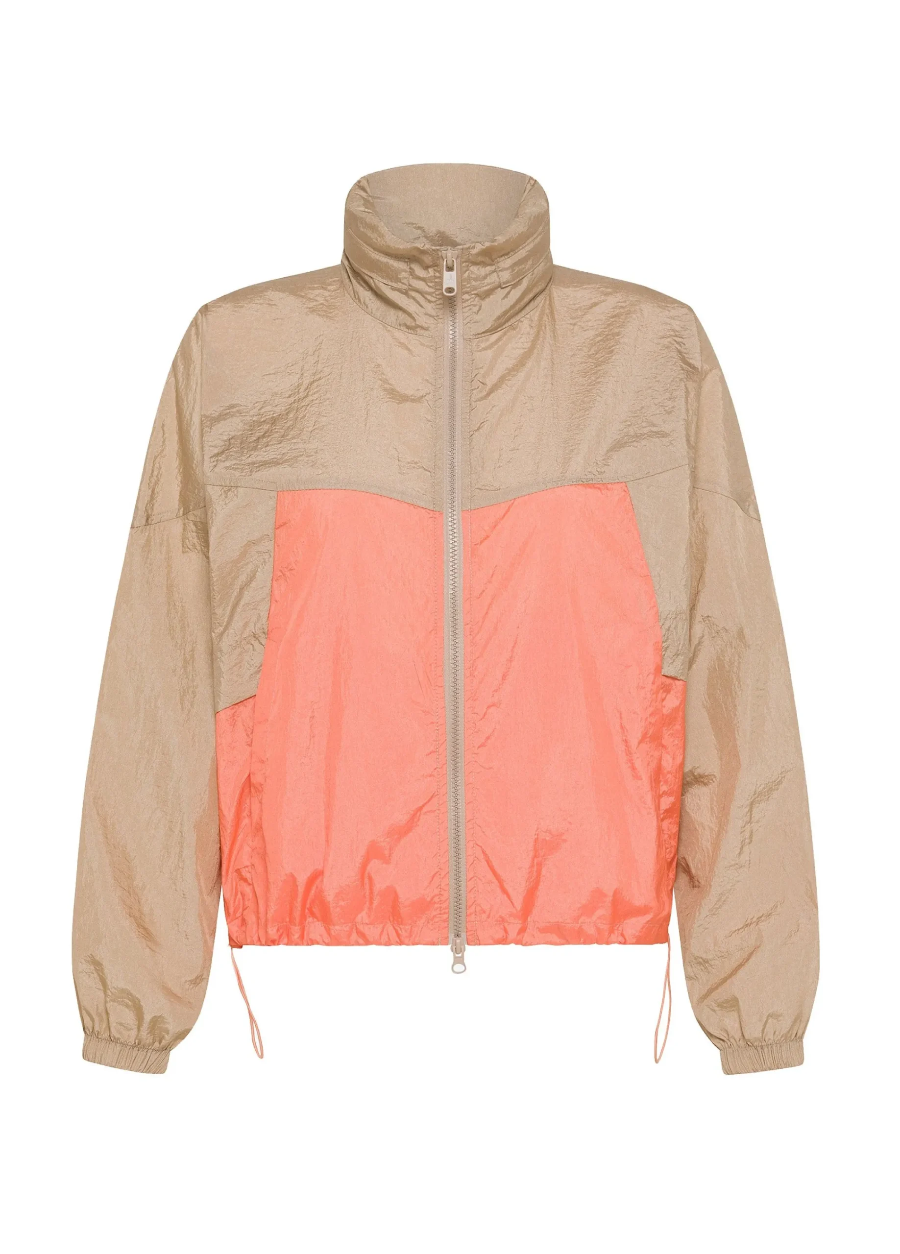 Cheap Giubbino Bicolore In Nylon Arancio Donna Giacche E Giubbotti