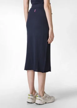 Cheap Gonna A Maglia Blu Donna Vestiti, Gonne E Tute