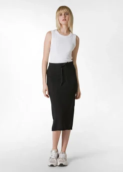 Sale Gonna A Maglia Nero Donna Vestiti, Gonne E Tute