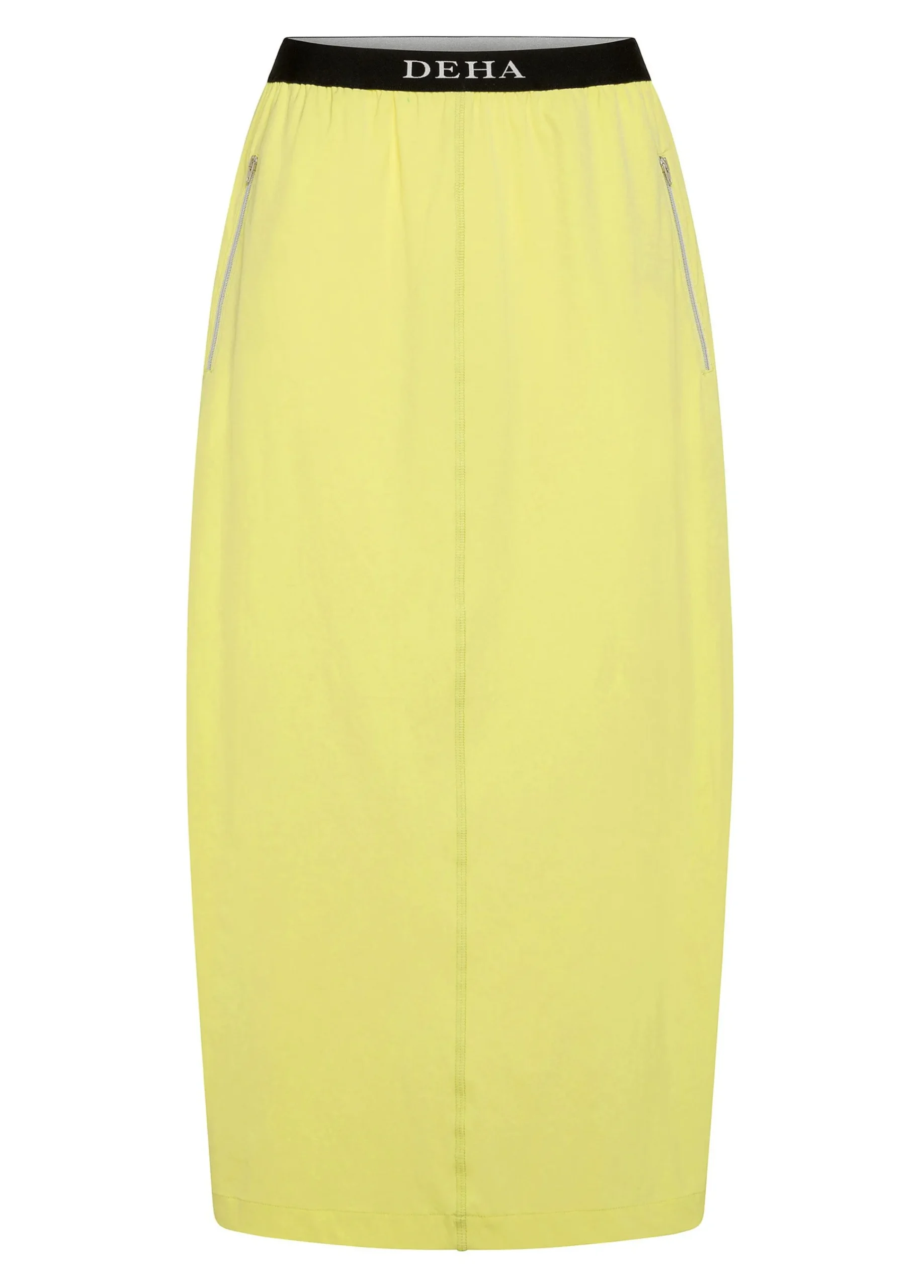 Cheap Gonna In Nylon Con Logo Giallo Donna Vestiti, Gonne E Tute