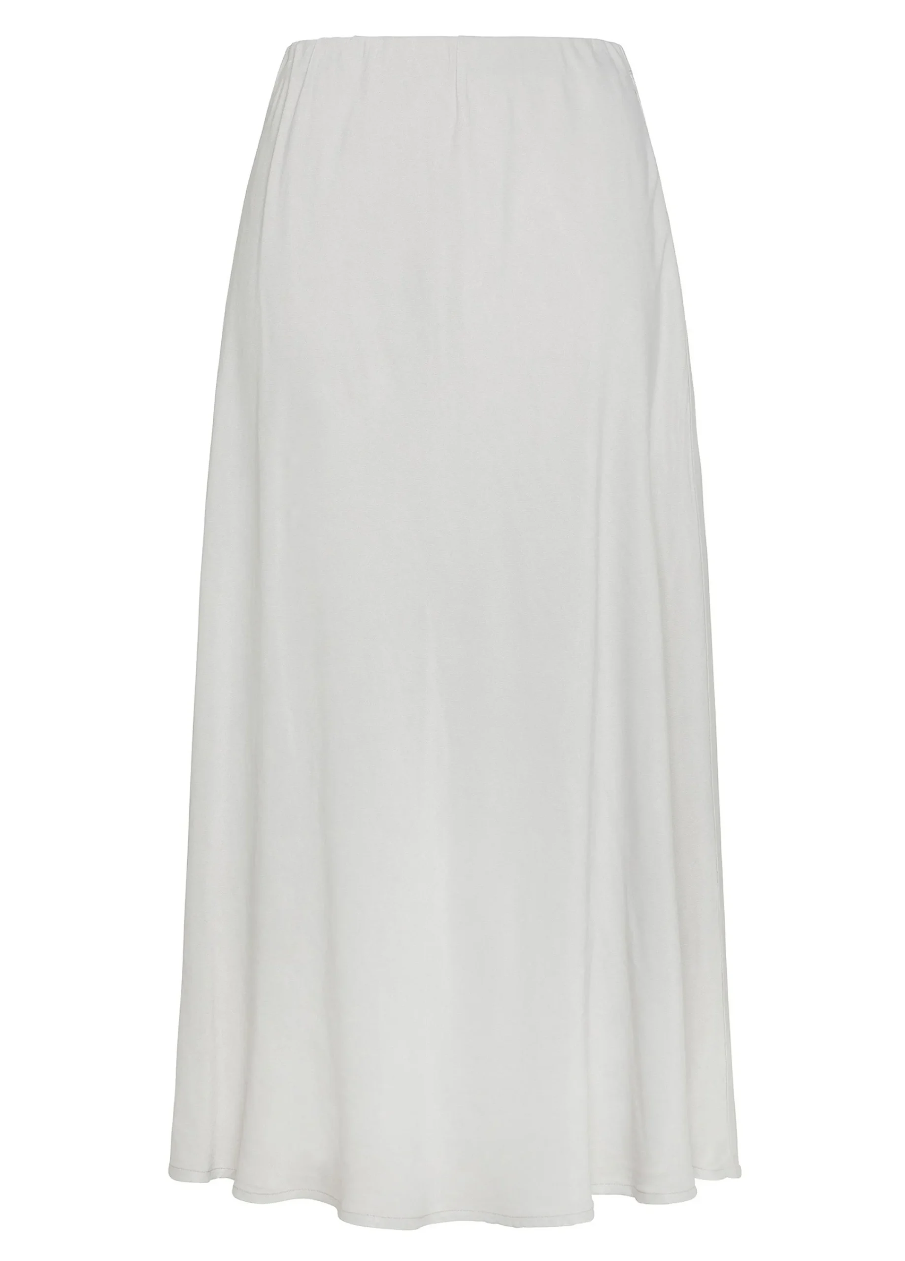 Shop Gonna Lunga In Raso Grigio Donna Vestiti, Gonne E Tute