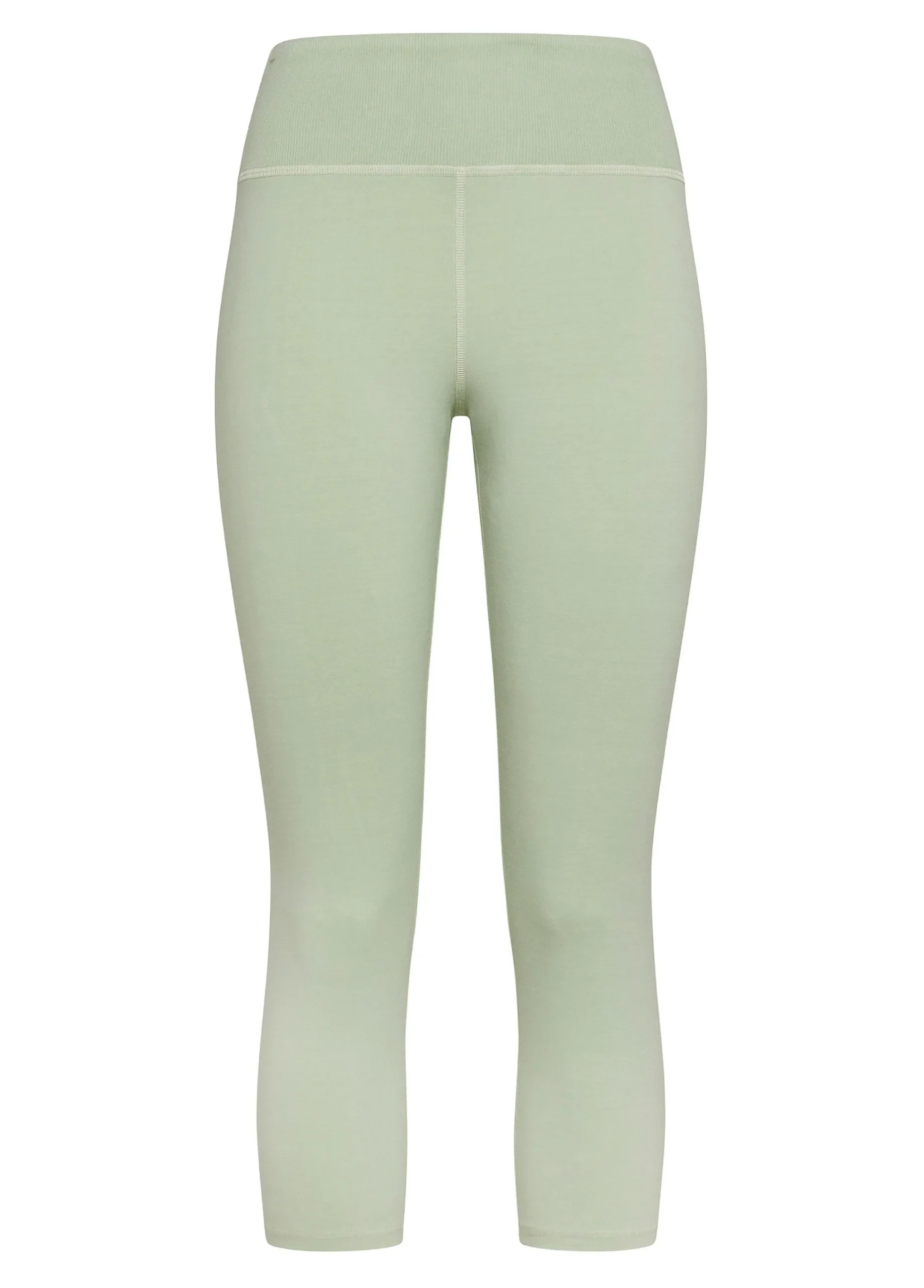Fashion Leggings 7/8 Effetto Vintage Verde Donna Leggings & Pantaloni Sportivi