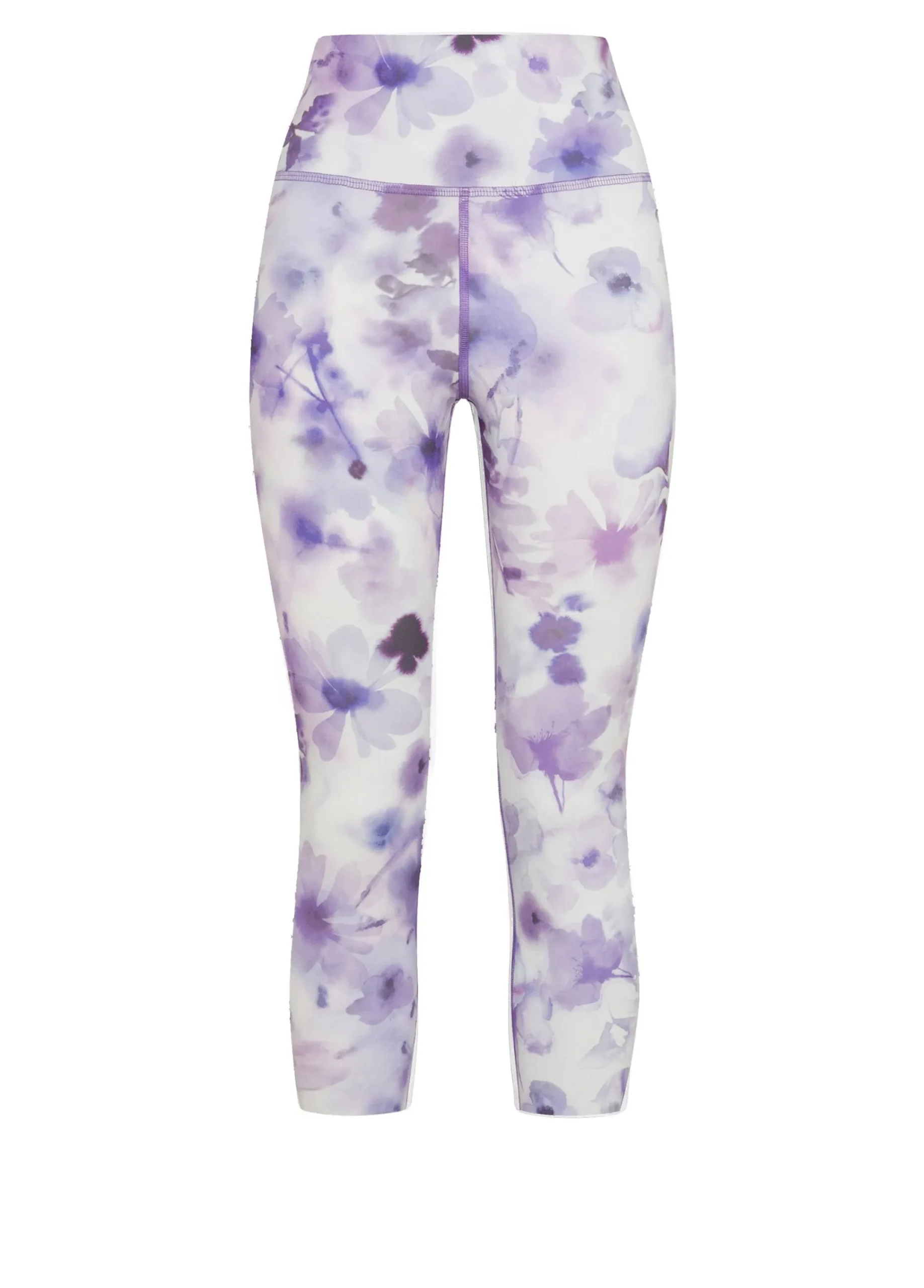 Fashion Leggings 7/8 In Microfibra Riciclata Stampata Viol Donna Leggings & Pantaloni Sportivi