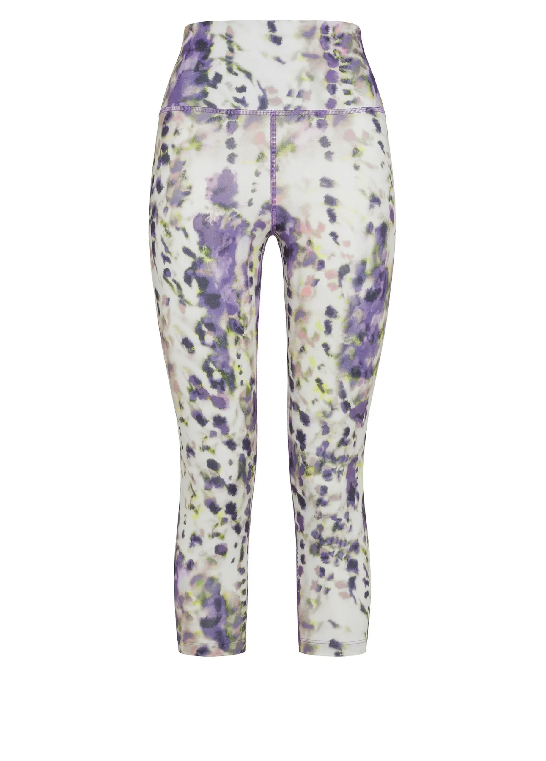 Clearance Leggings 7/8 In Microfibra Riciclata Stampata Viola Donna Leggings & Pantaloni Sportivi