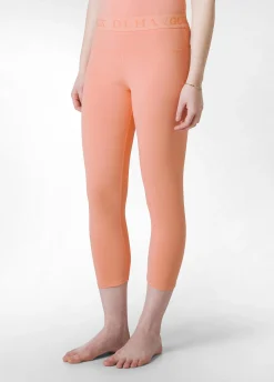 Shop Leggings 7/8 Jersey-Stretch Arancio Donna Leggings & Pantaloni Sportivi