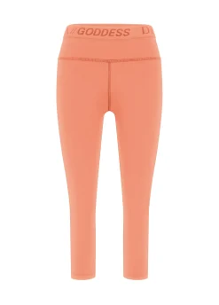 Shop Leggings 7/8 Jersey-Stretch Arancio Donna Leggings & Pantaloni Sportivi