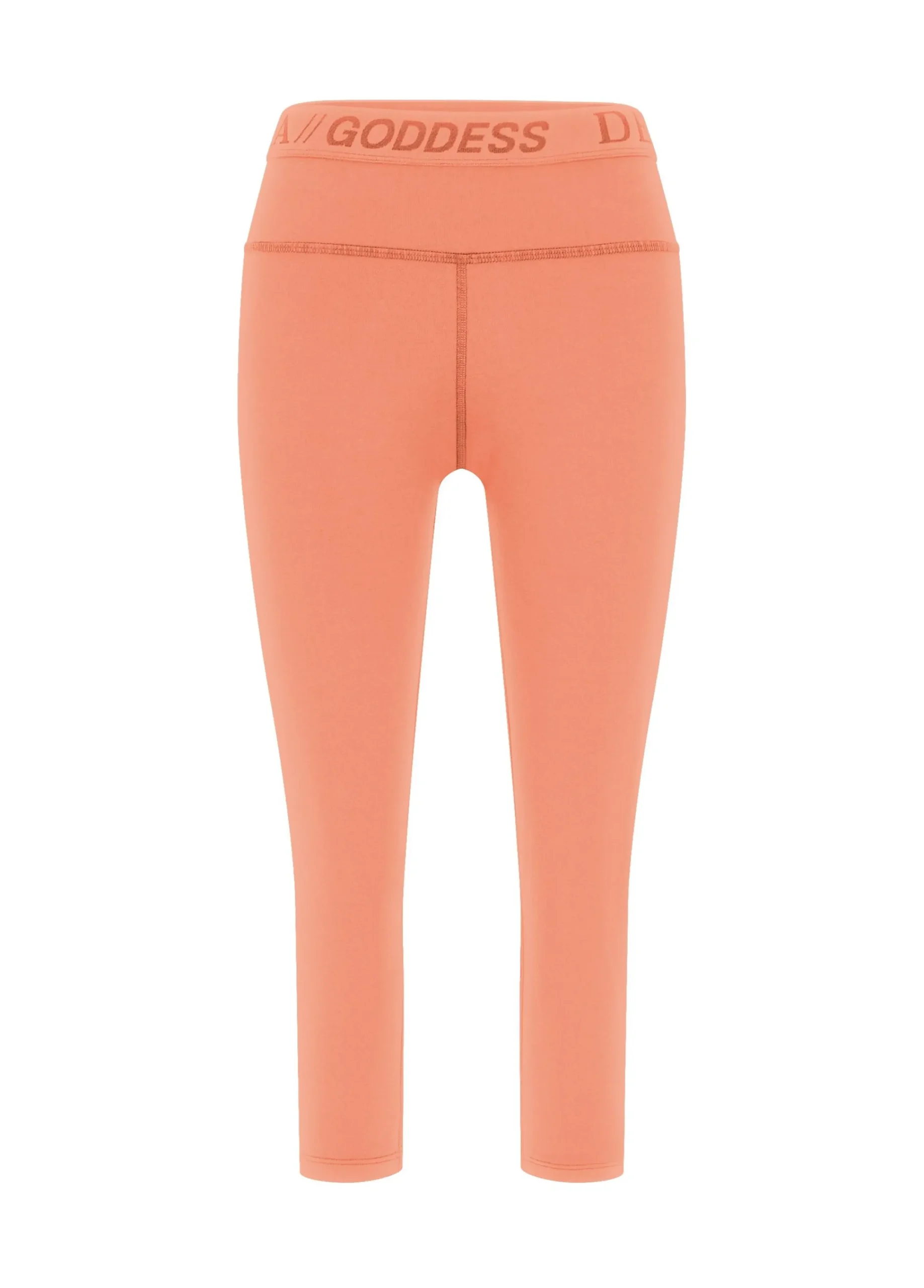 Shop Leggings 7/8 Jersey-Stretch Arancio Donna Leggings & Pantaloni Sportivi