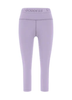 Shop Leggings 7/8 Jersey-Stretch Viola Donna Leggings & Pantaloni Sportivi