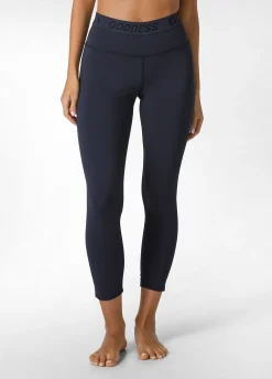 Discount Leggings Logo Blu Donna Leggings & Pantaloni Sportivi