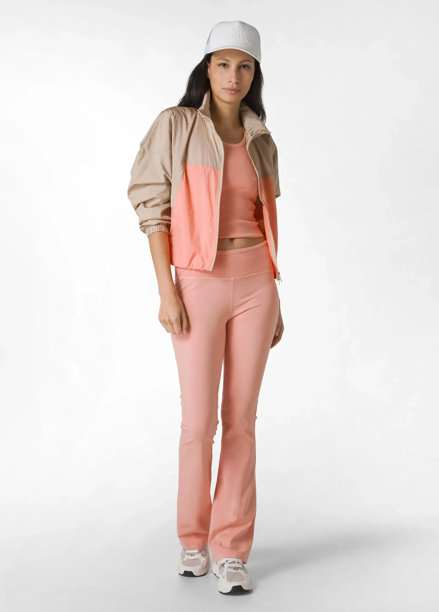 Best Leggings Svasato Effetto Vintage Arancio Donna Pantaloni