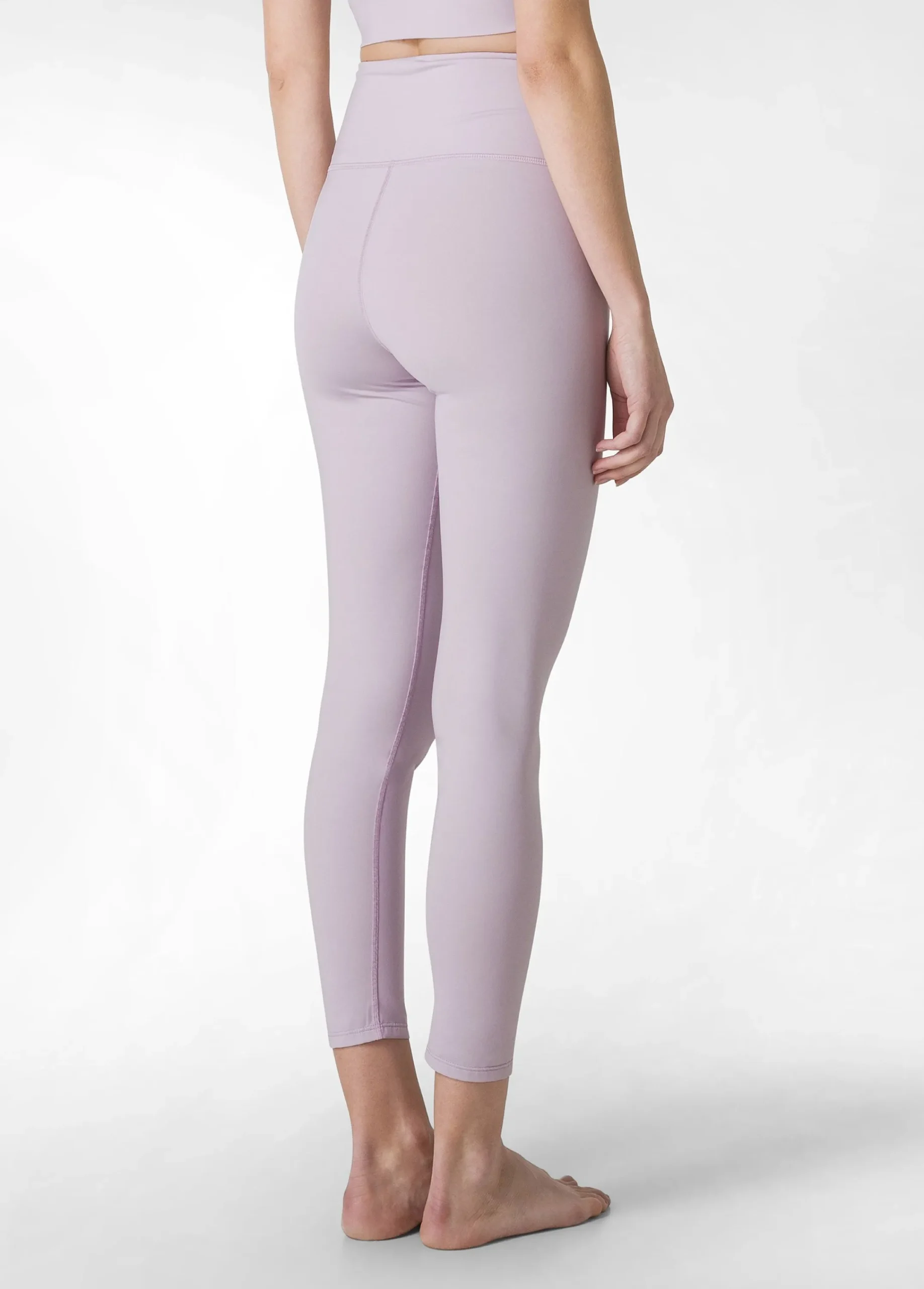Cheap Leggings Yoga In Microfibra Riciclata Viola Donna Leggings & Pantaloni Sportivi