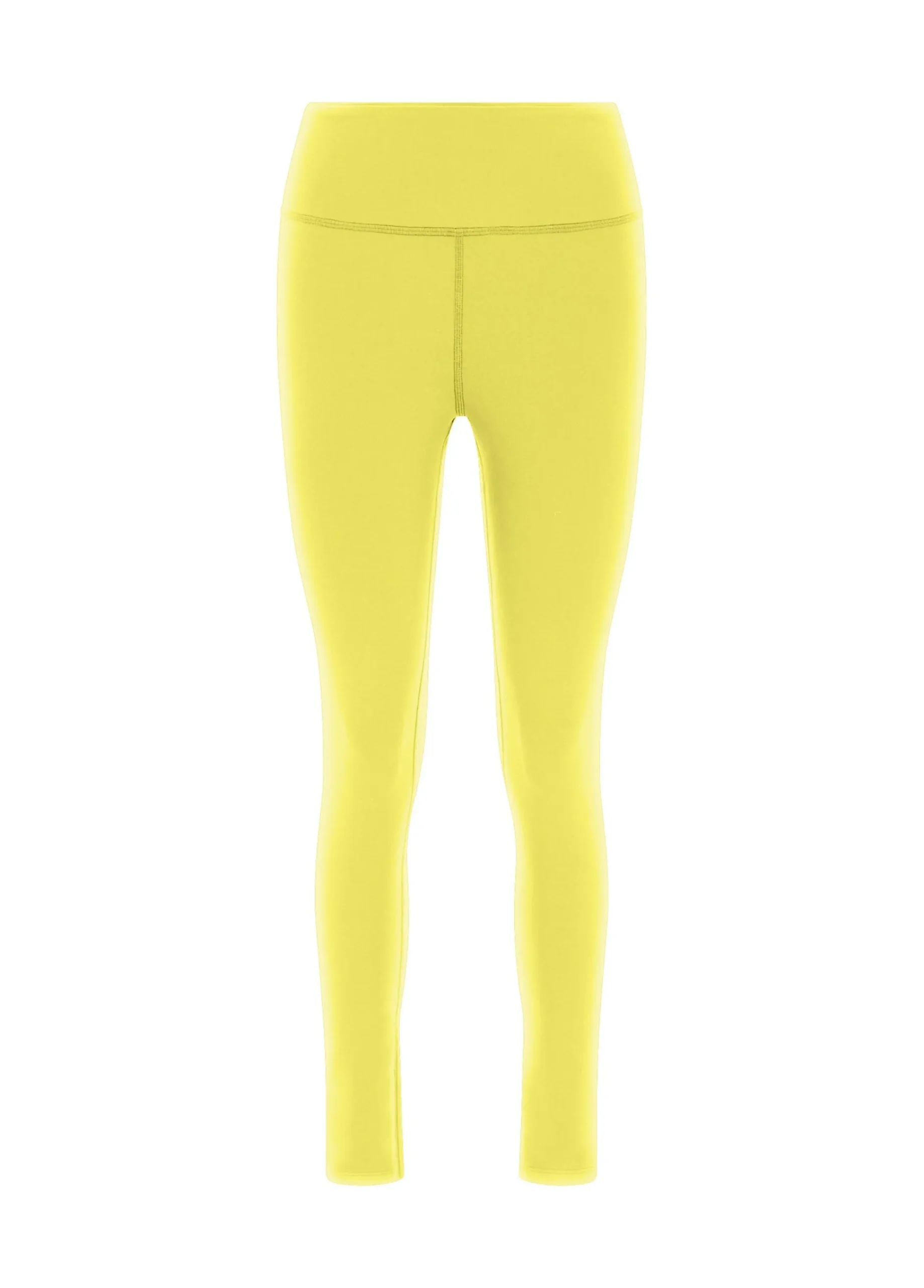 Best Sale Leggings Yoga In Microfibra Riciclata Giallo Donna Leggings & Pantaloni Sportivi