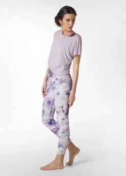Best Sale Leggings Yoga In Microfibra Riciclata Stampata Vio Donna Leggings & Pantaloni Sportivi