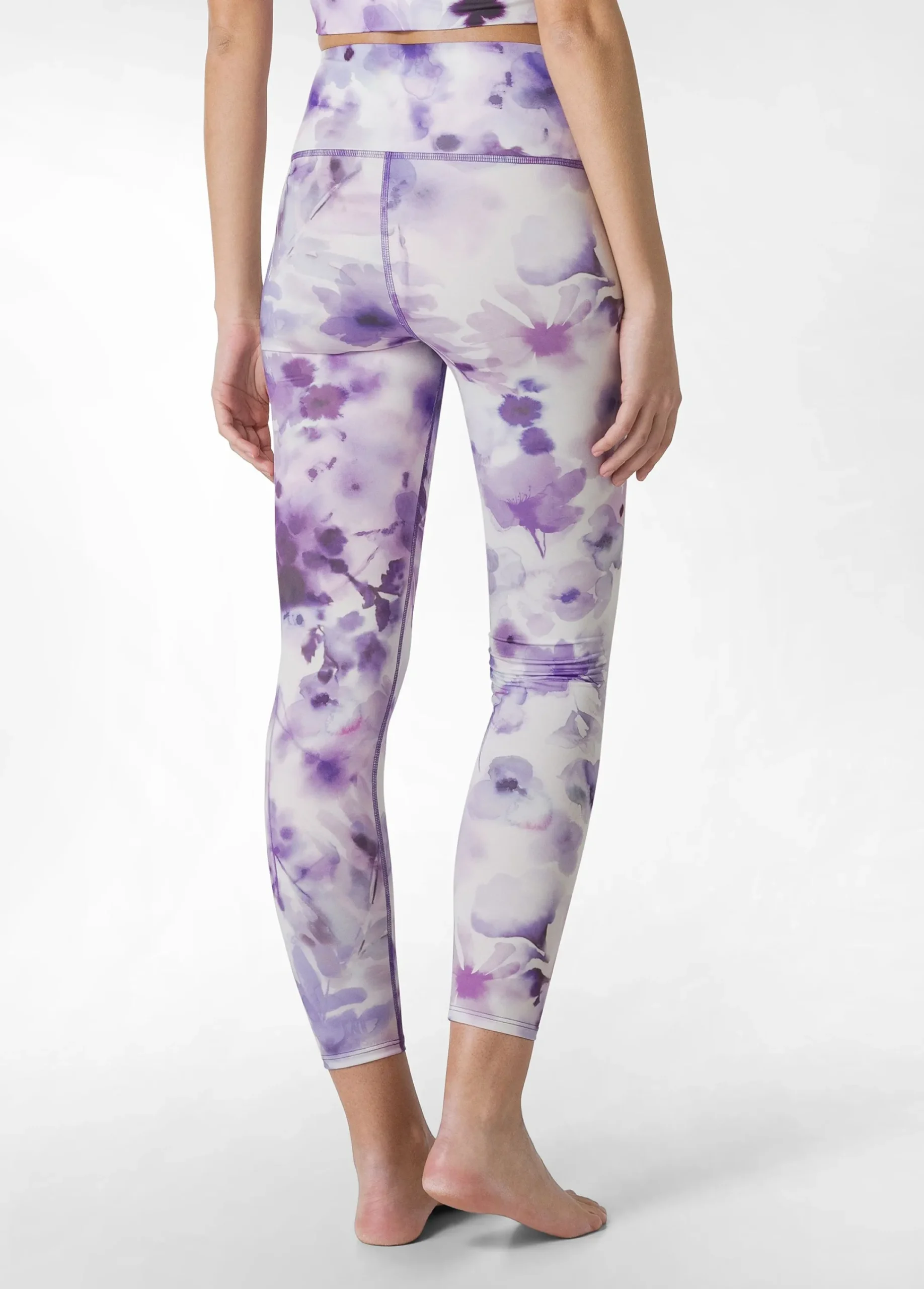 Best Sale Leggings Yoga In Microfibra Riciclata Stampata Vio Donna Leggings & Pantaloni Sportivi